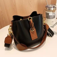 popular bags new trendy bags female high end texture french niche messenger bag fashion bucket bag