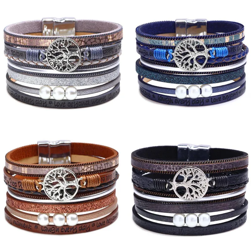 Женские браслеты с жемчужными бусинами DIEZI модные 2019|Браслеты шармами| |