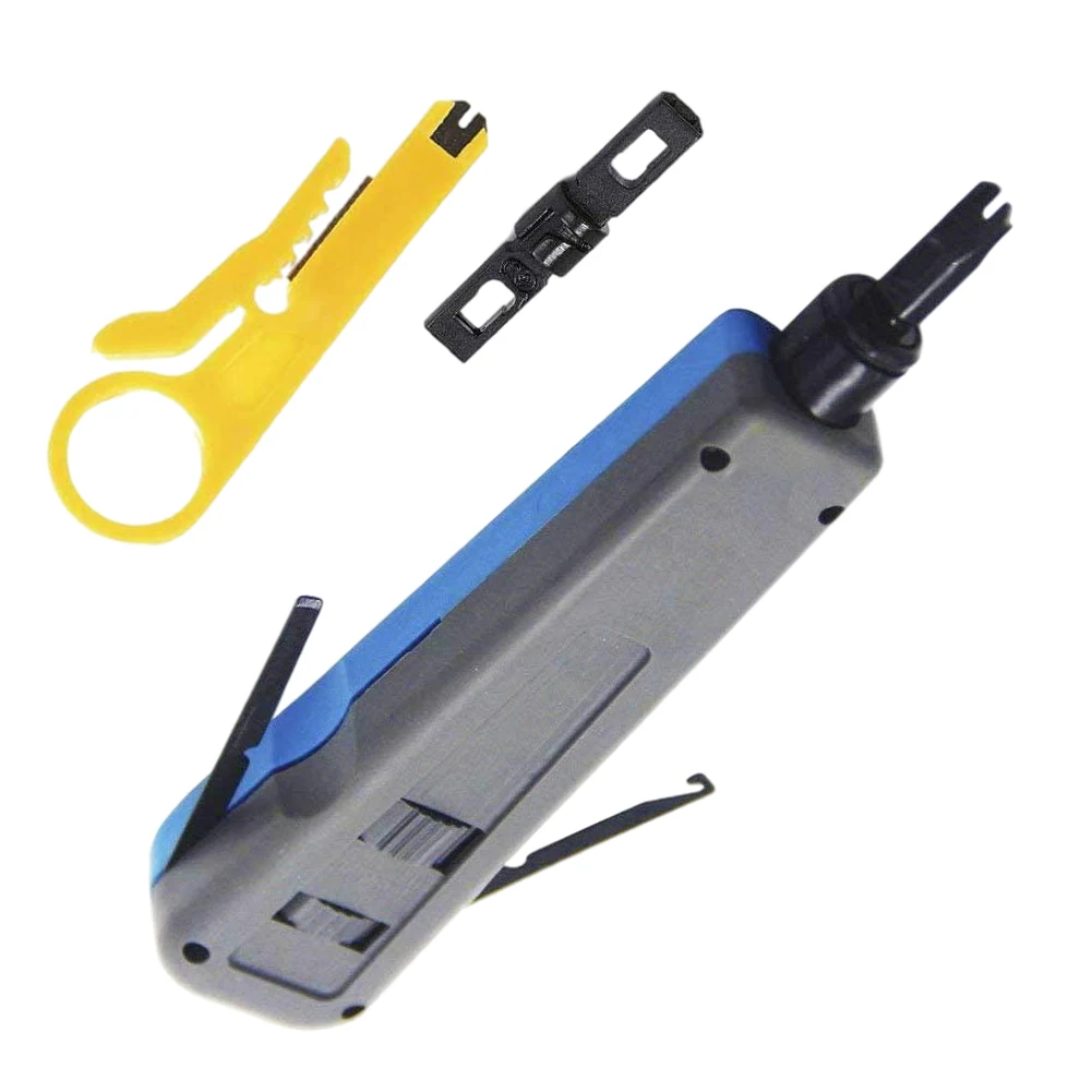 

Punch Down Impact Tool With 110/88 And 66 Slicer Impact Terminal Insertion Network Wire Punch Down Installation Cut Tools