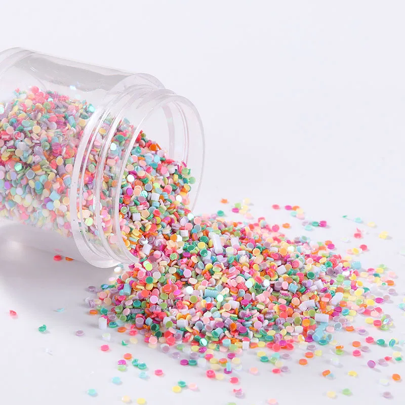 Multi-color Happy monkey 10g слайм с блестками Добавки Подвески ломтик придет поставки DIY Kit посыпка для пушистые очистить Хрустящие Slime глина - Цвет: Multi-color