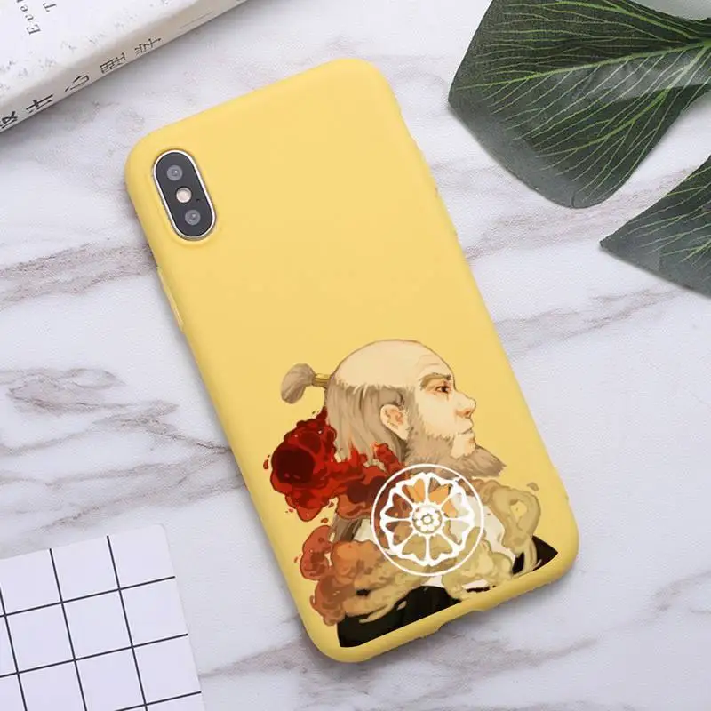 

Avatar The Last Airbender Japan anime Phone Case Candy Color for iPhone 6 7 8 11 12 s mini pro X XS XR MAX Plus