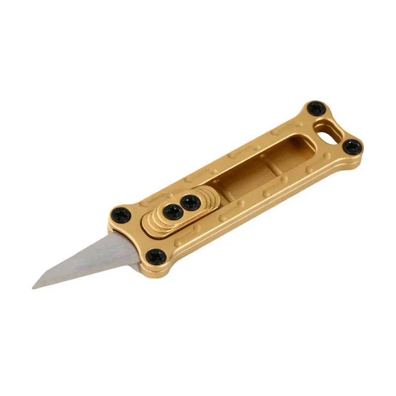 EDC Multipurpose Pocket Cutter Keychain Multifunctional Multi Tool Camping Outdoor Pare Peeler Portable Metal Cutlery Survival T