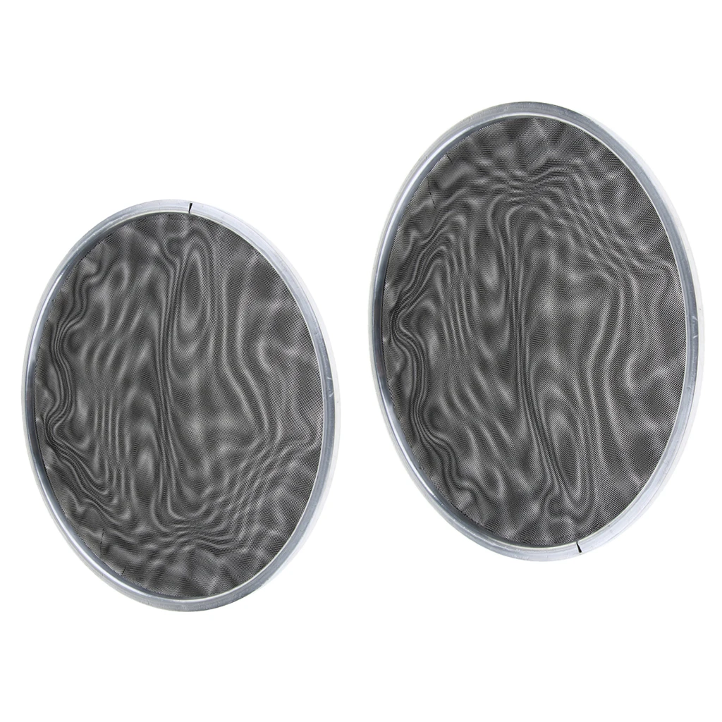 2 х двухслойная сетчатая барабанная головка бесшумные барабанные головки черный