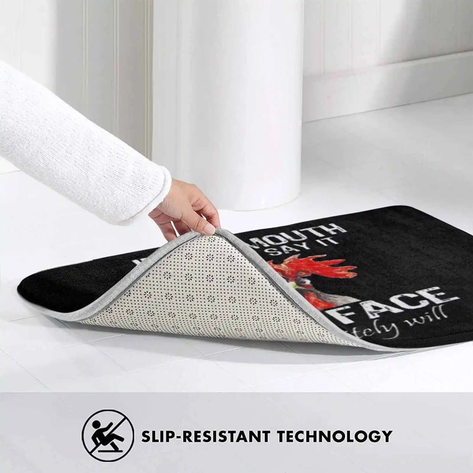 Если мой рот не говорит что это забавная цитата забавный подарок в стиле ретро