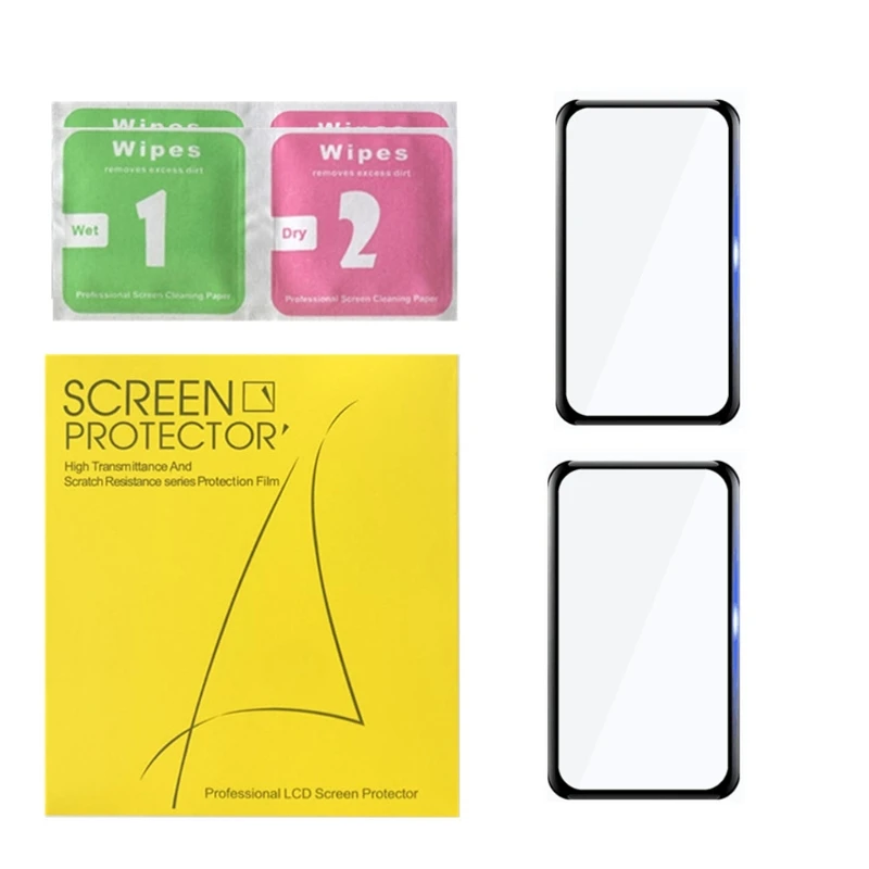 

2pcs 3D Curved Protective Film for Huawei Band 6 Soft Glass Screen Protectors Film for Huawei Band 6 Smart Bracelet