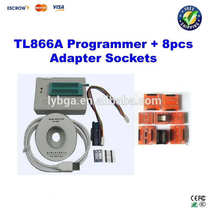 

MiniPro TL866A высокоскоростной eeprom USB-программатор с интерфейсом ICSP и переходным разъемом SOP44/SOP56/TSOP48/TSOP40/TSOP32
