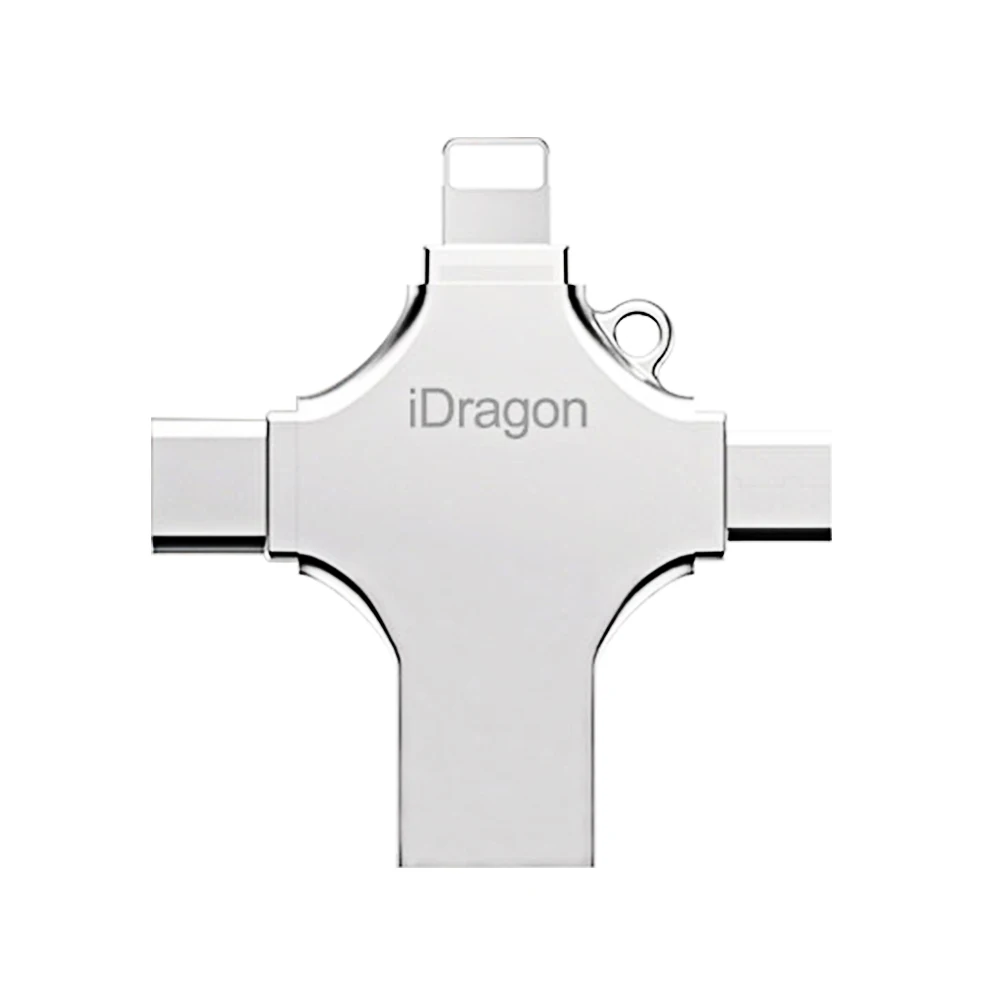 IOS OTG USB флэш накопитель первый 4 в 1 для iPhone/IOS/Type C/Android/PC 128 Гб 64 ГБ 32 16 ГБ|Переходники