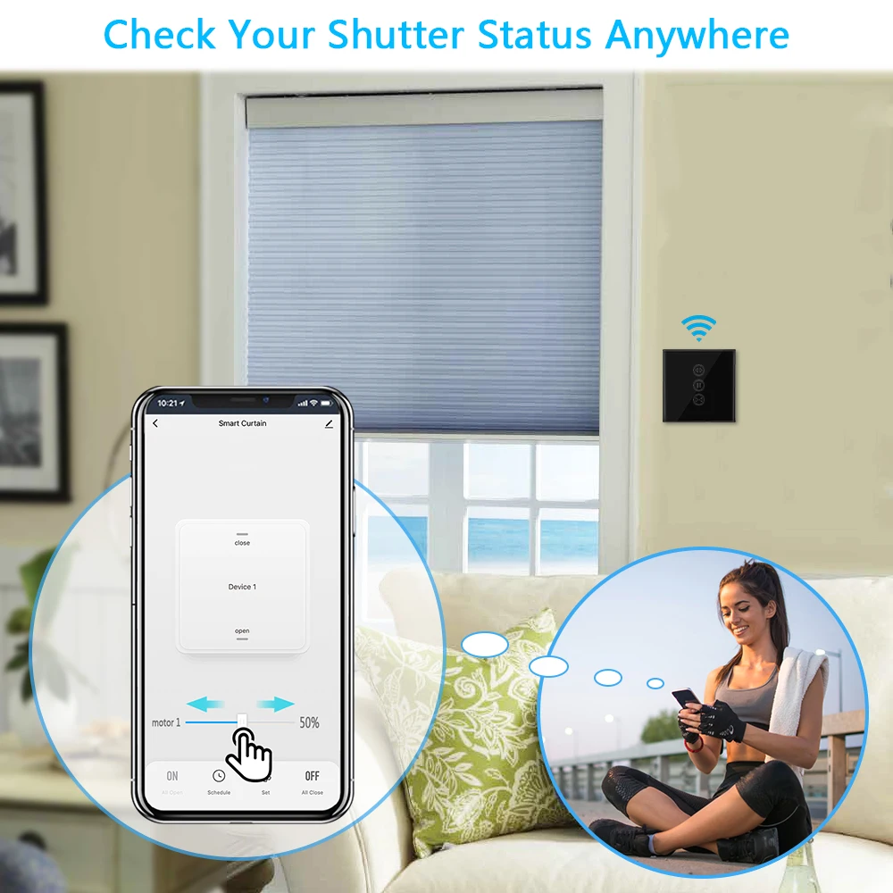 Tuya Smart Life ZigBee 3 0 штора переключатель для рольставни трубчатый двигатель Google Home Alexa