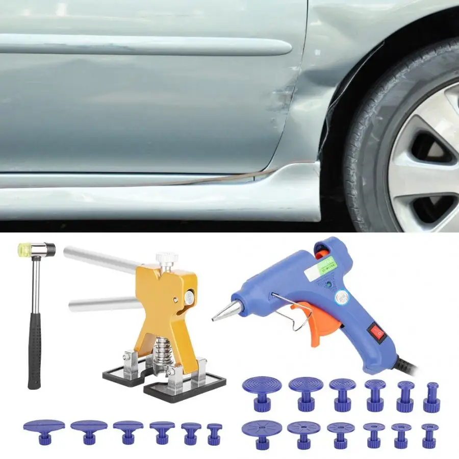 58 шт./компл. набор инструментов для удаления вмятин в автомобиле ремонтный с