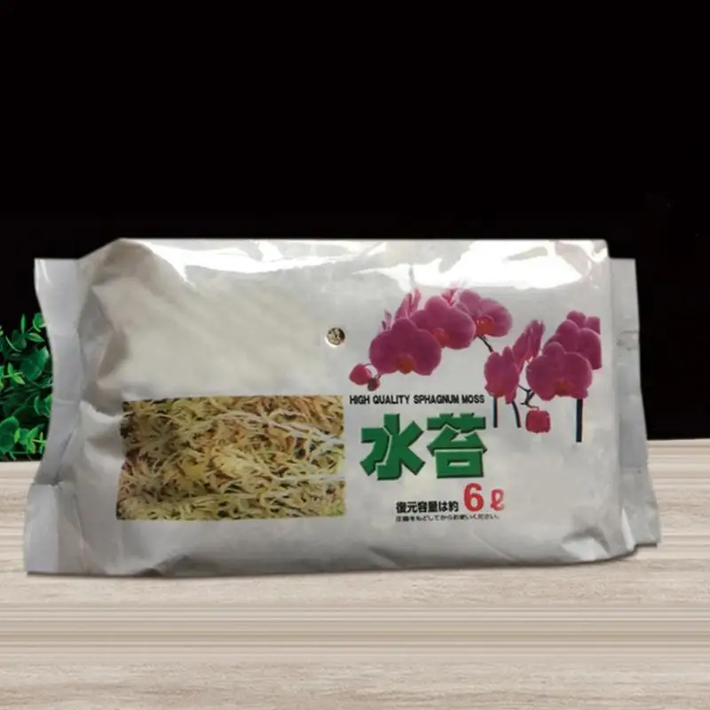 

6 / 12l sphagnum moss garden supplies nutrition moisturizing organic for phalaenopsis orchid fertilizer