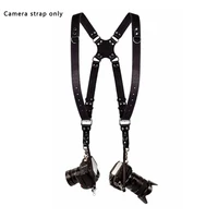 camera strap leather dslr strap double shoulder strap photography accessories camera harness strap