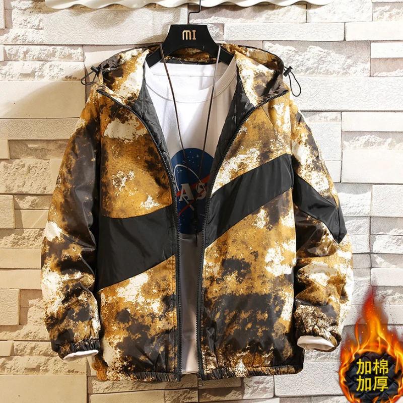 

Cotton-padded jacket for men and cotton jacket for couples with thin casual style cotton-padded jacket