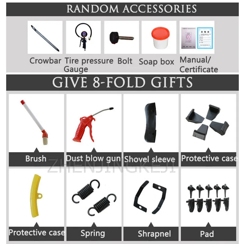 

Car Tires Disassembly Machine 220V/380V Tire Raking Machine Tire Changer Flat Tire Removal Replace Auto Maintenance Equipment