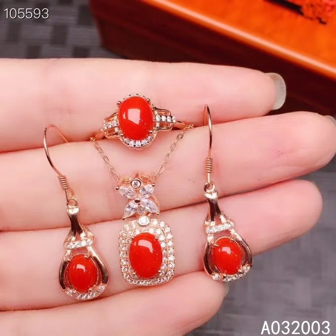 Серьги подвески с кольцом KJJEAXCMY ювелирные изделия из серебра инкрустацией