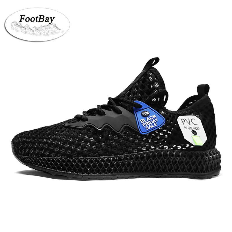 

High Quality Men Casual Shoes Sneakers Fashion Breathable Casual Sports Hollow Out Mesh Air Breathable Sneakers for Men 2021