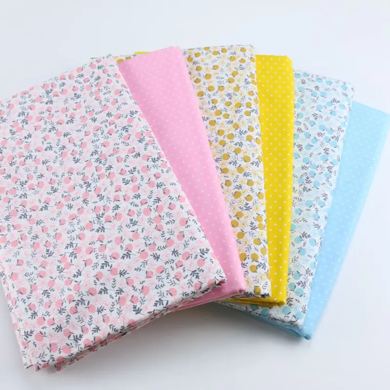 

160x50 см свежий мягкий маленький цветочный хлопчатобумажная ткань для шитья изготовление платья Diy Украшение домашняя ткань