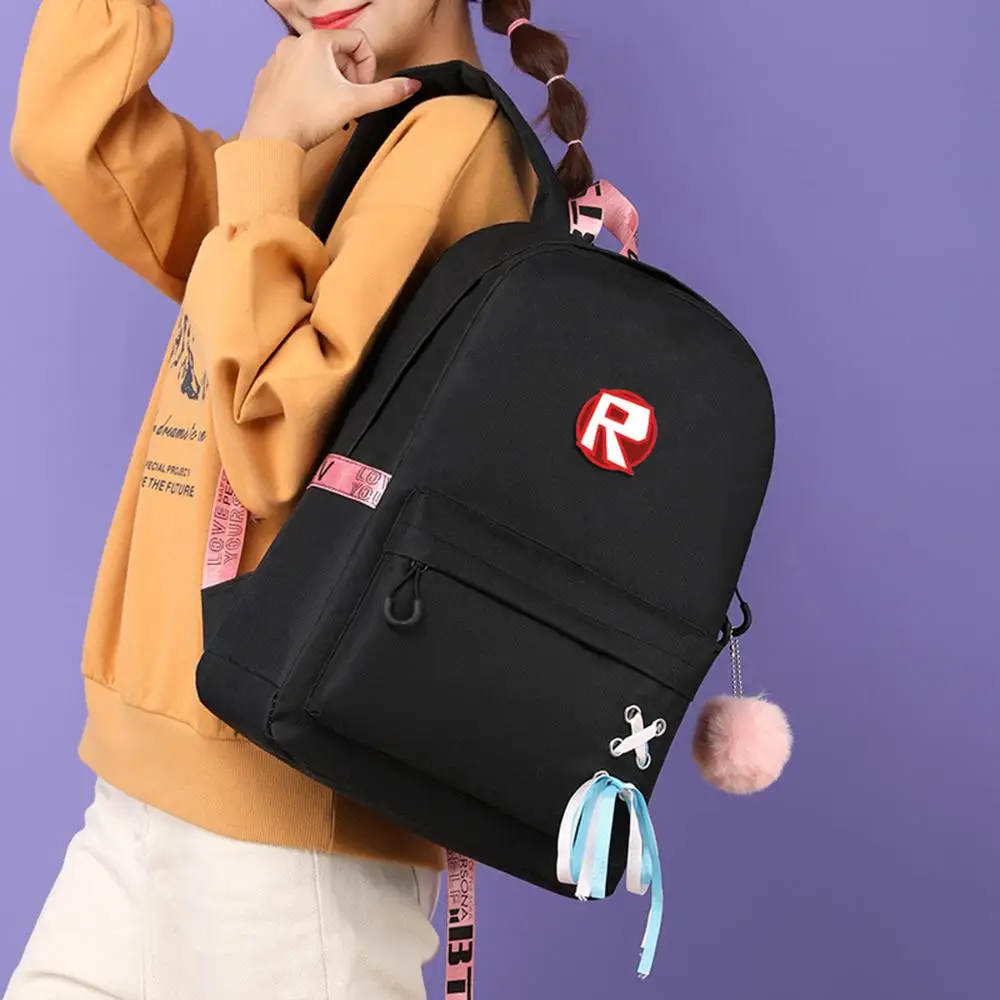 USB Fashion cartoon printing schoolbag high quality Oxford cloth backpack lady's bag Mochila kawaii backpacks for teenage