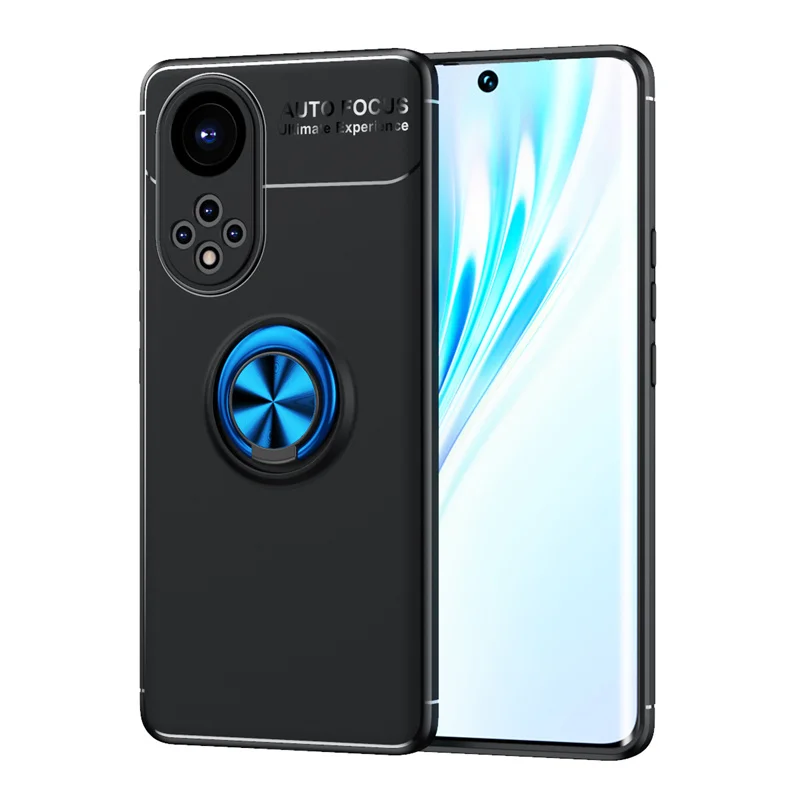 For Cover Huawei Honor 50 Case For Honor 50 Capas Back Shockproof TPU Soft Ring Magnetic Holder For Cover Honor 50 Fundas 6.57