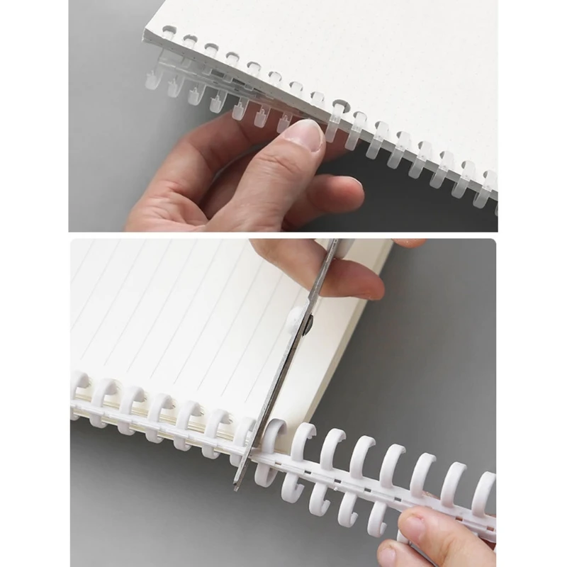 

10Pcs 30 Holes Circles Ring Loose-leaf Paper Book Scrapbook Album Binder Spiral A4 Notebook Binding Clips
