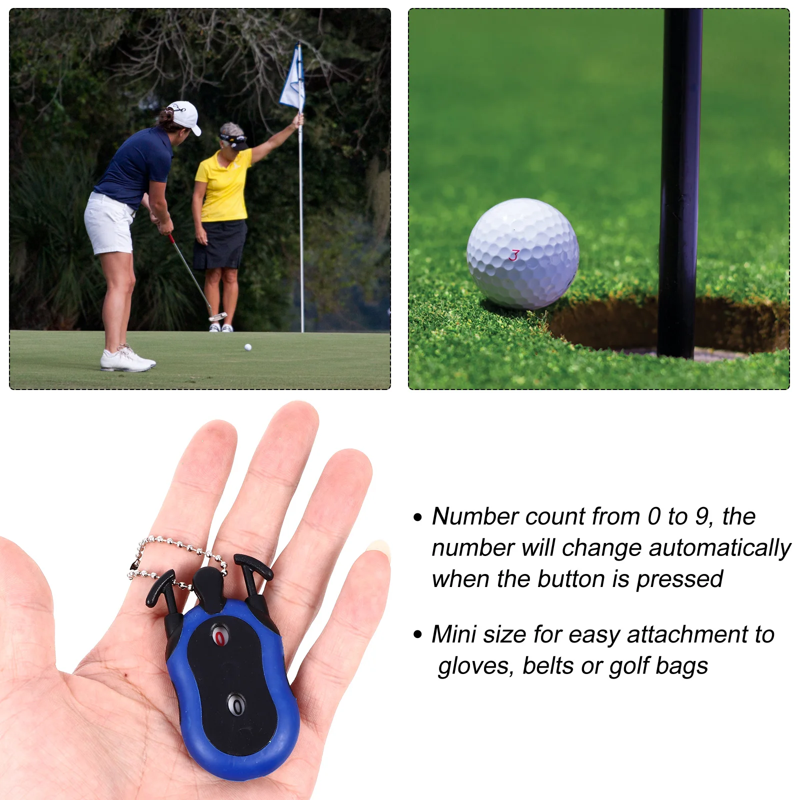 

Outdoor Sports Score Counter Golf Stroke Counter Tally Counter Golf Score Keeper