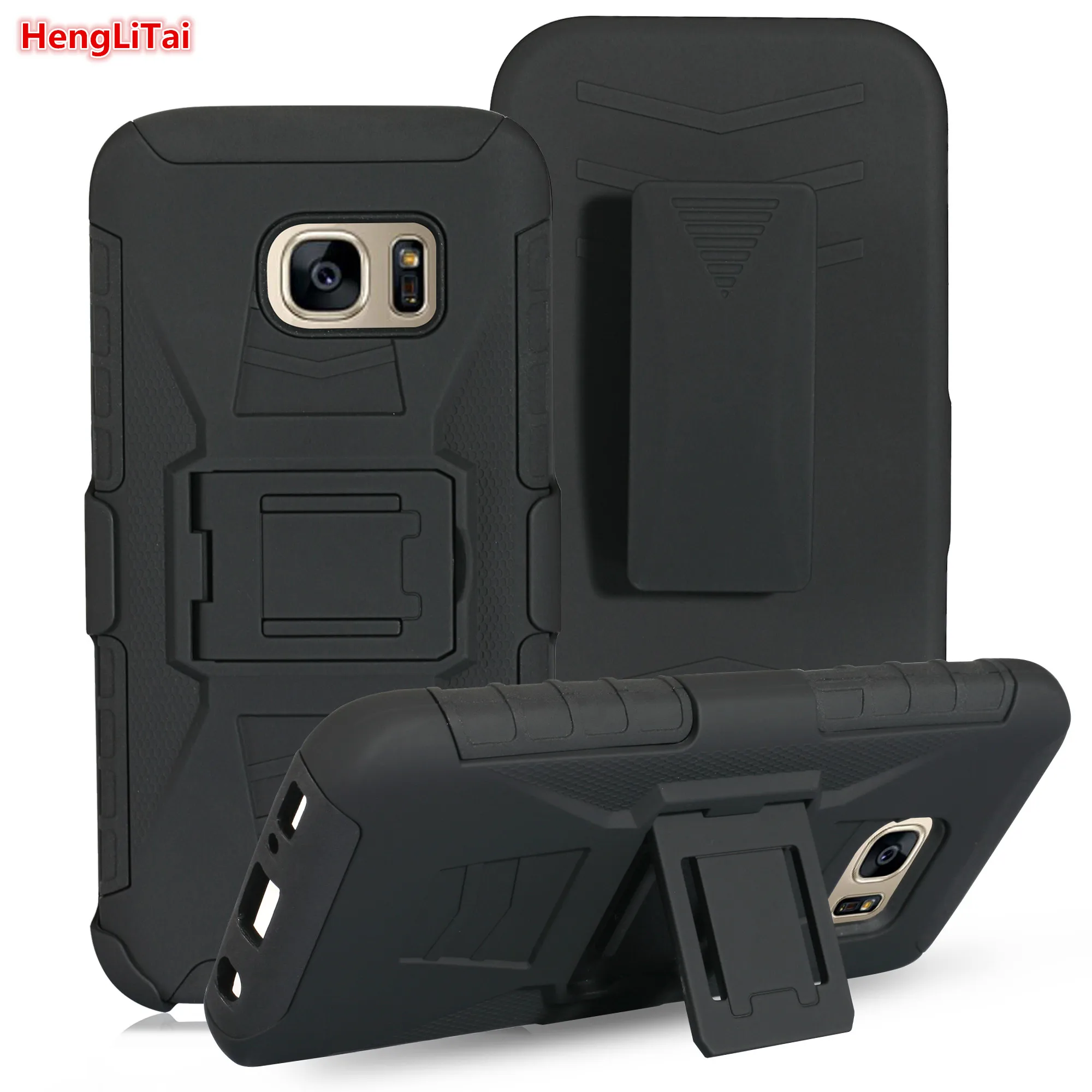 Shockproof Rugged Hybrid Combo Hard Case Armor Cover+Belt Clip Holster For Samsung Galaxy S6/S6Edge Plus/S7/S8/S8 Plus/S9/S9Plus | Мобильные