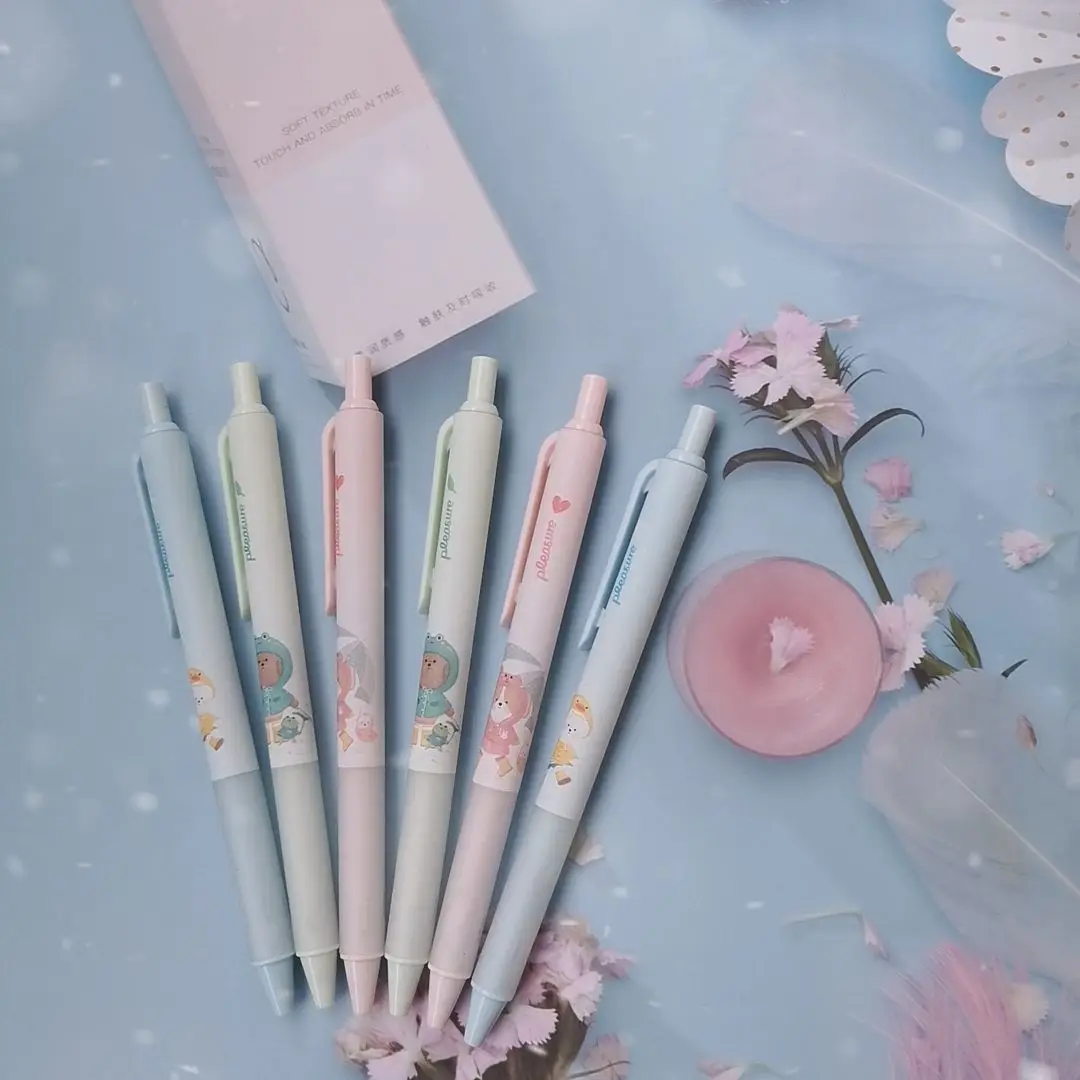 

【Factory Alliance Outlet Store】3pcsBlack Press Needle Tip Pen Korean Stationery cute stationary supplies stationary