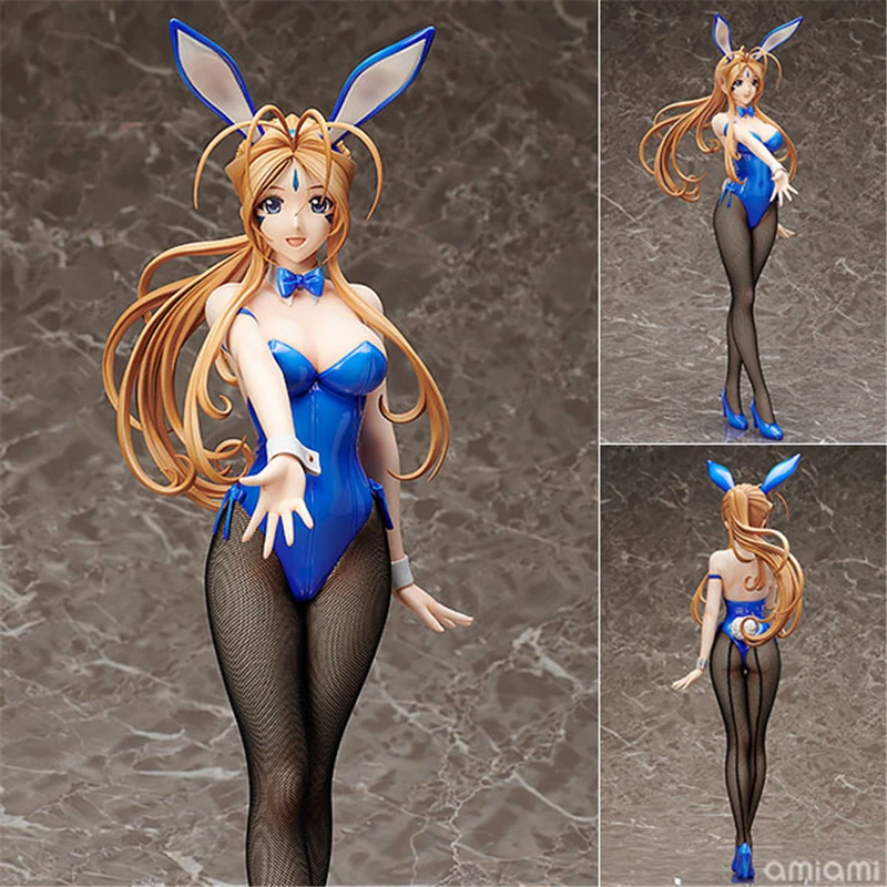 

Anime Sexy Girls Figure Ah! My Goddess! Belldandy Bunny Ver.1/4 Scale Painted PVC Action Figure Collection Model Adult Toys Doll