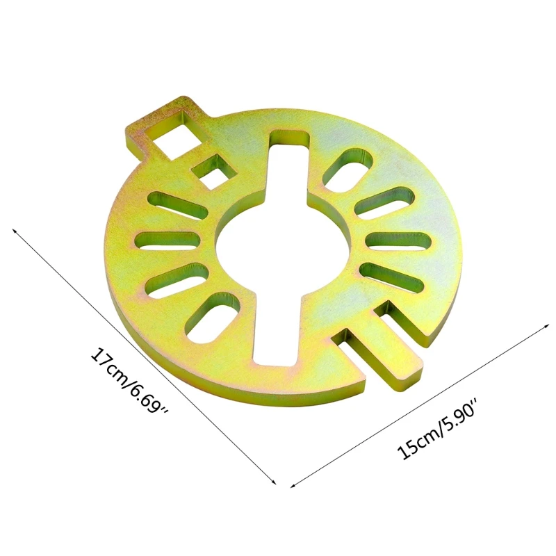 

Massive Pinion Flange Holding Tool Holder Yoke Wrench Compatible with Ring Rear End Axle Nut Seal 8.8 40 Dana 3/8"