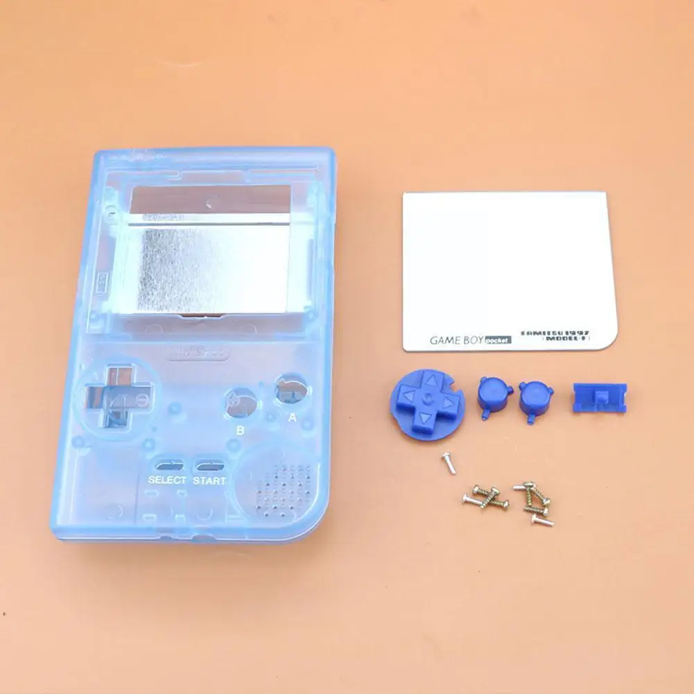 

Transparent Shell Case for gameboy GB DMG Classic Game Console Shell for gameboy GB With Buttons And Conductive Pads Y1G5