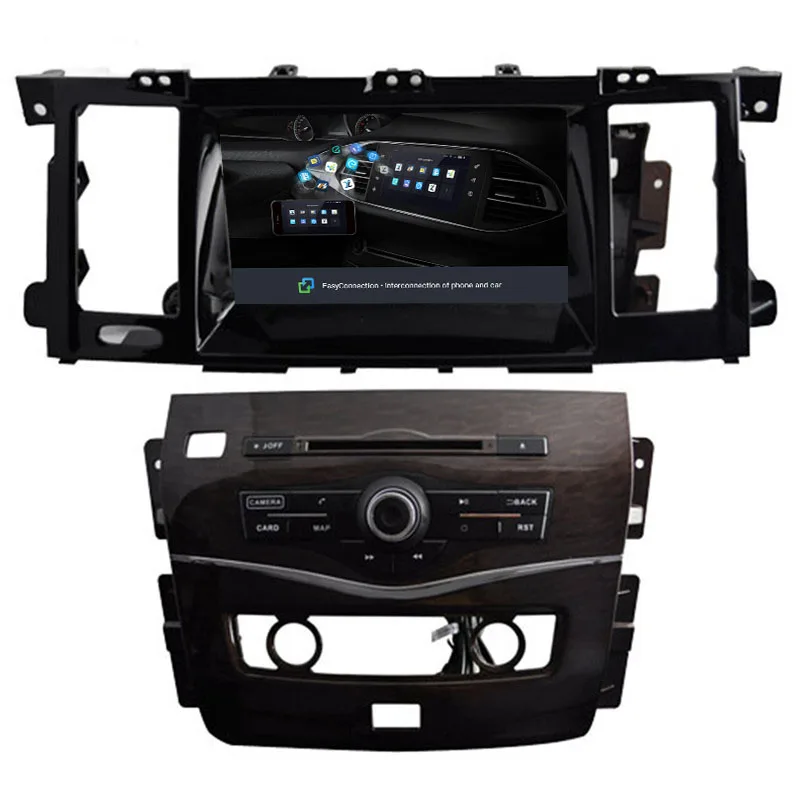 NaviTopia 1024*600 8 дюймов core ram 2G rom 32G Android 1 автомобильный радиоплеер для Nissan Patrol 2015-с