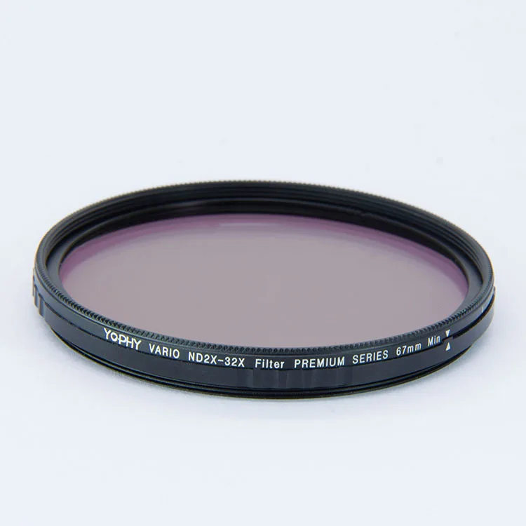 

YOPHY camera Variable ND2-32 AGC glass Factory OEM 67 77 82 nd