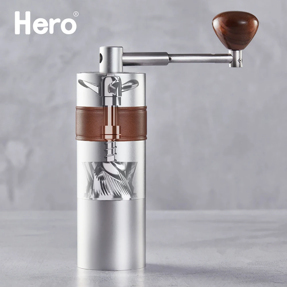 値段 ヒーローS03マニュアルグラインダーミニコーヒーグラインダーポータブルコーヒーフライスバリ研削盤ステンレス鋼手バリミル