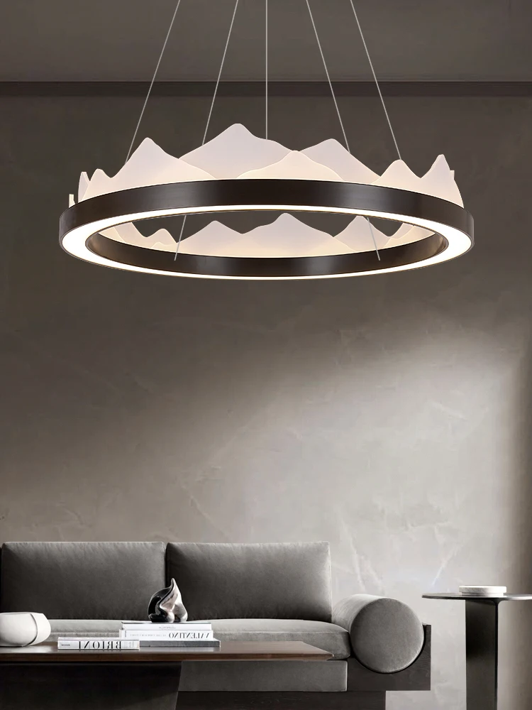 

Минималистичная ретро-люстра в стиле пост-модерн, креативная лампа в китайском стиле для гостиной, спальни, кабинета, столовой