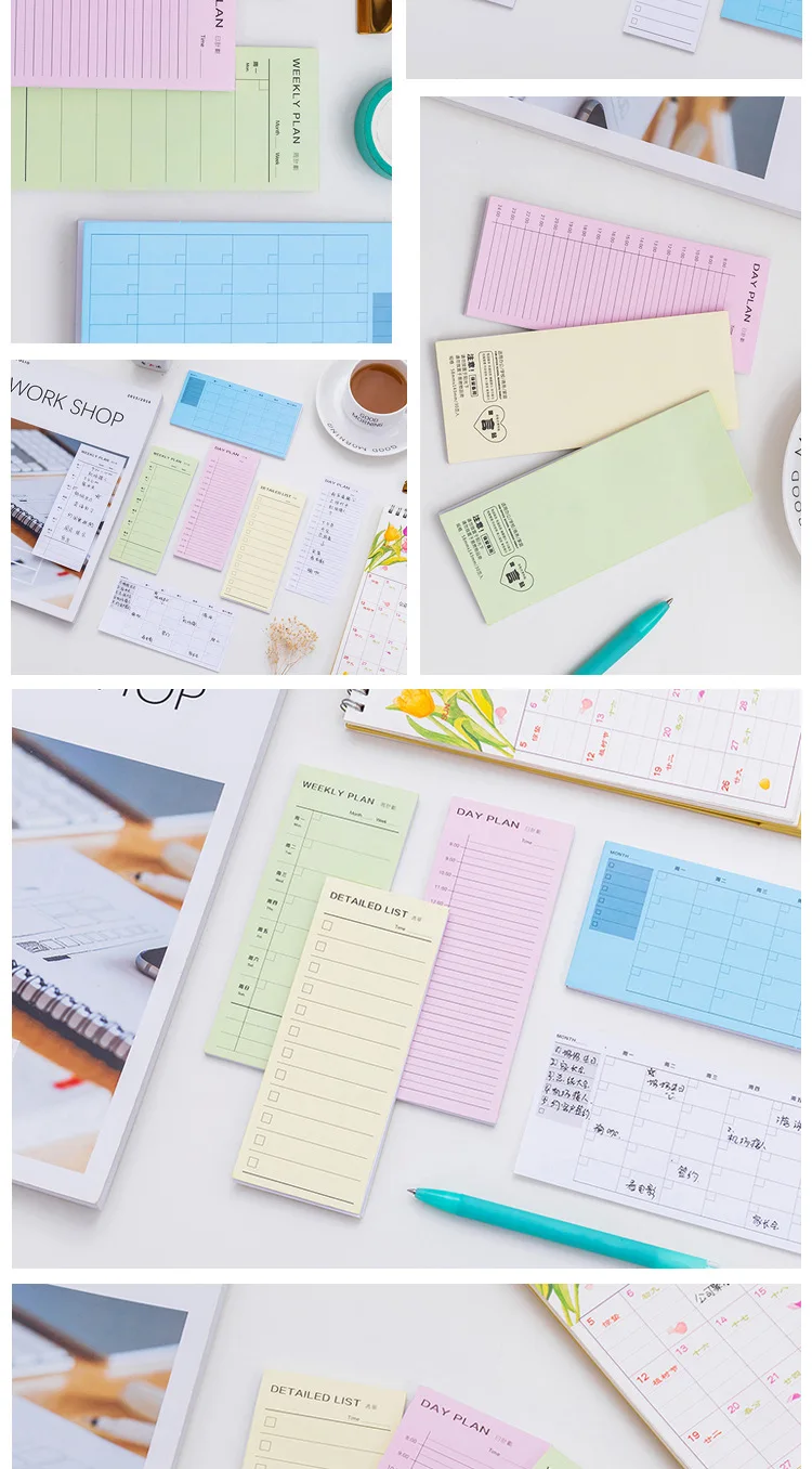 Простой небольшой и свежий ежедневный еженедельный ежемесячный список обучение