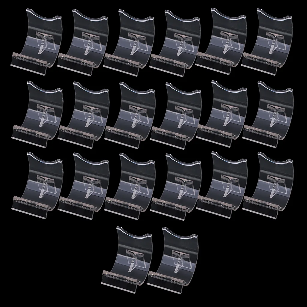 20 упаковок акриловый стенд прозрачный держатель кронштейн для