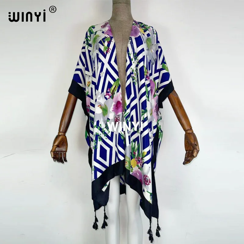 Пляжная одежда, кардиган-кимоно, для Ближнего Востока, Америки, африканского отдыха, Сексуальная Повседневная богемная элегантная накидка, Свободный Топ, 2021