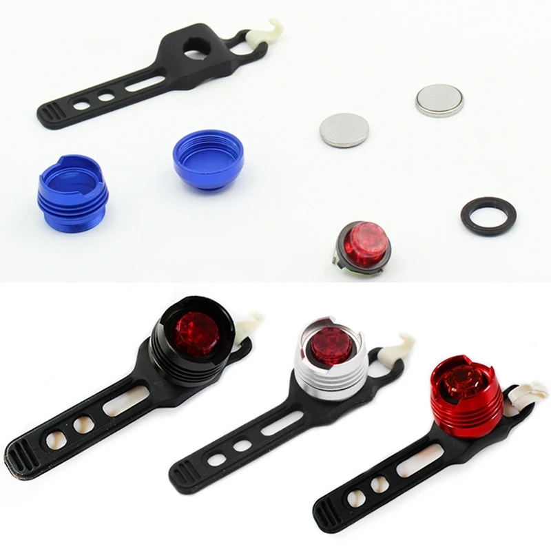 

Portable MTB Bike Bicycle Cycling Front Rear Tail Helmet Flash Light LED Waterproof Safety Warning Lamp Cycling Caution Light