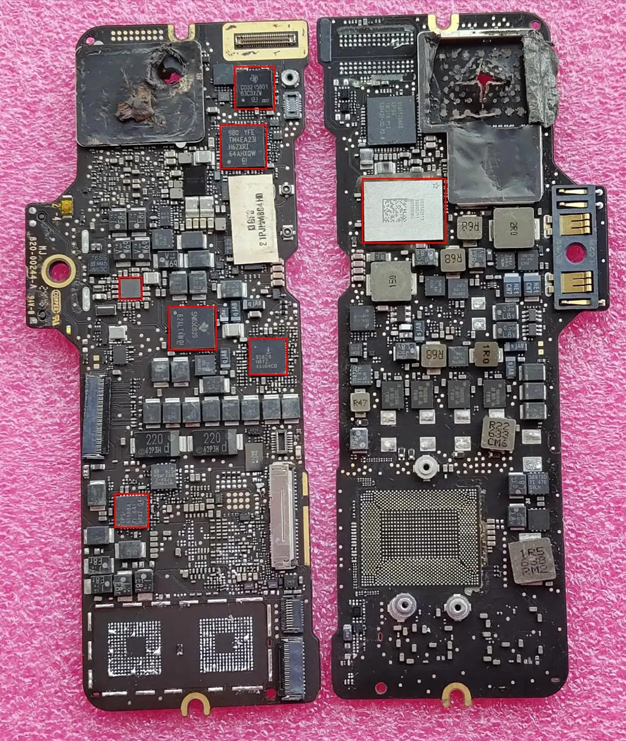 820 00244 A 00045 11 неисправная материнская плата для MacBook Pro A1534 ремонт с SMC/BIOS 980 CD3215B01