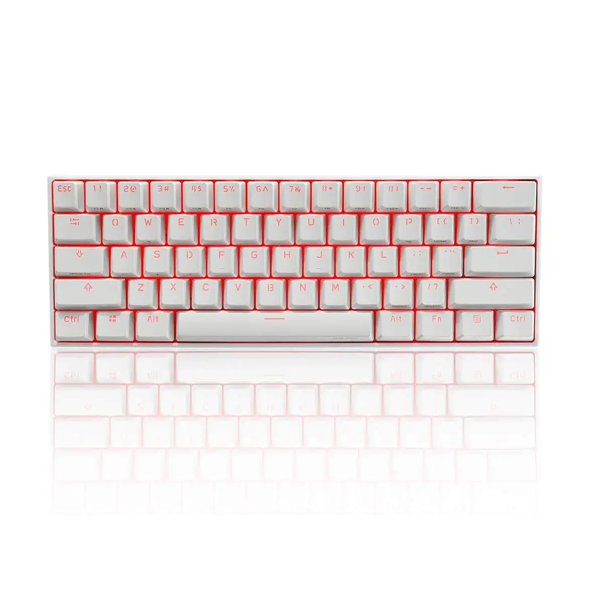Игровая клавиатура Anne Pro2 60% с RGB-подсветкой 61 клавиша механическая bluetooth красный