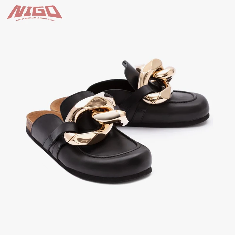 

Женские тапочки NIGO J 21ss с цепочкой, туфли # nigo259