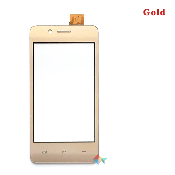 Высокое качество 4,0 ''Для Micromax Bolt Q402 сенсорный экран дигитайзер Передняя стеклянная линза сенсорная панель - Цвет: Gold No Tool