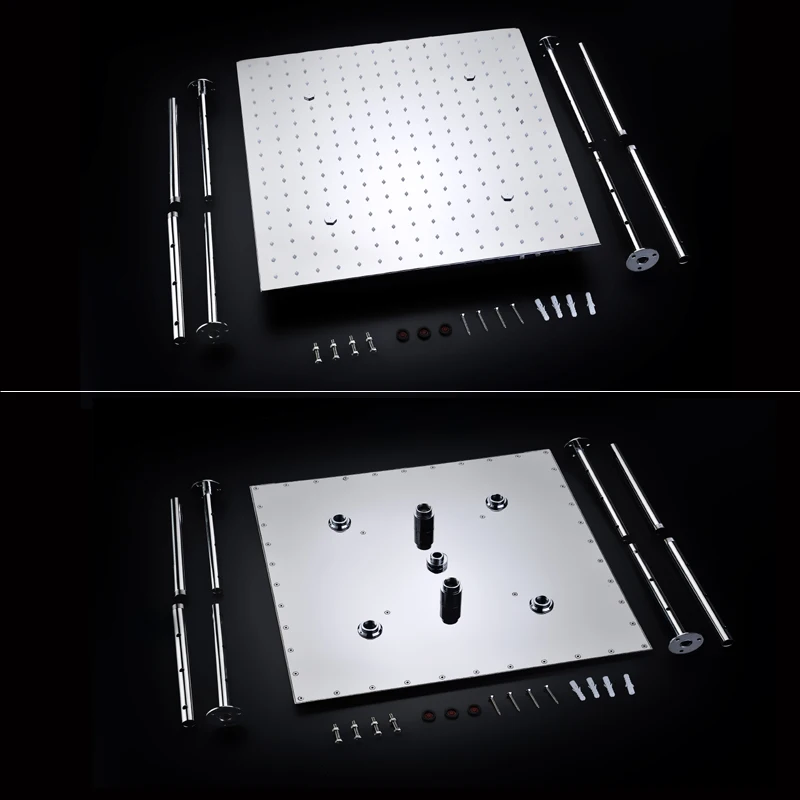 Современный потолочный светодиодный смеситель для душа набор термостатических