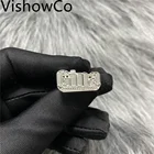 Кольцо с именем на заказ VishowCo, кольцо из нержавеющей стали ручной работы с цирконом, Золотое мужское кольцо для женщин и мужчин, подарки