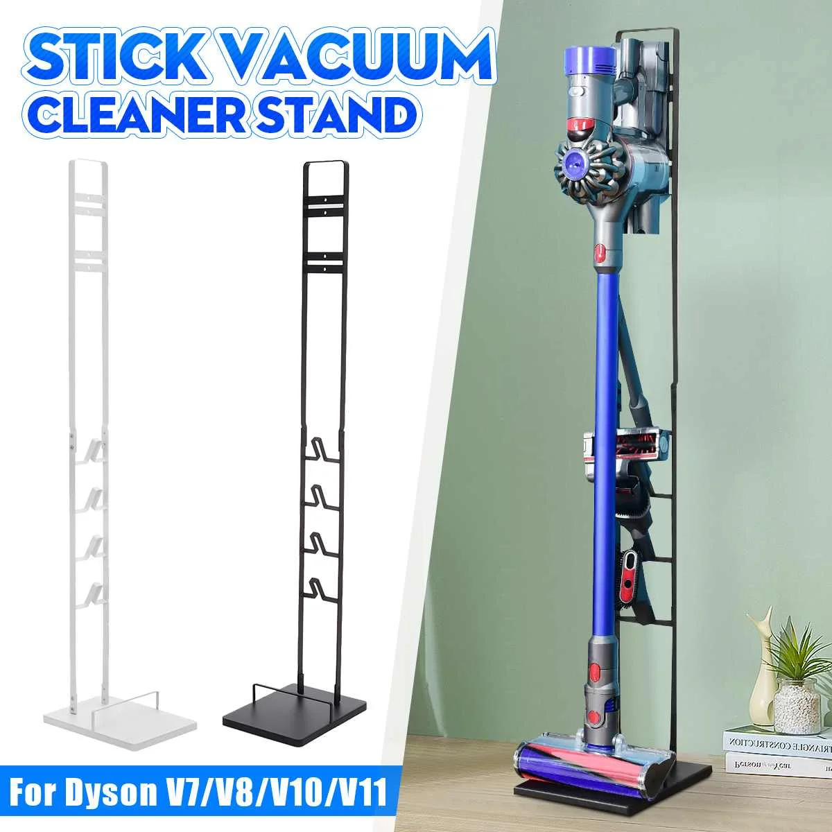 

Freestanding Handheld Cordless Vacuum Cleaner Stand Floor Rack Holder Brackets Vacuum Dock For V6 V7 V8 V10 V11 Home Organizer