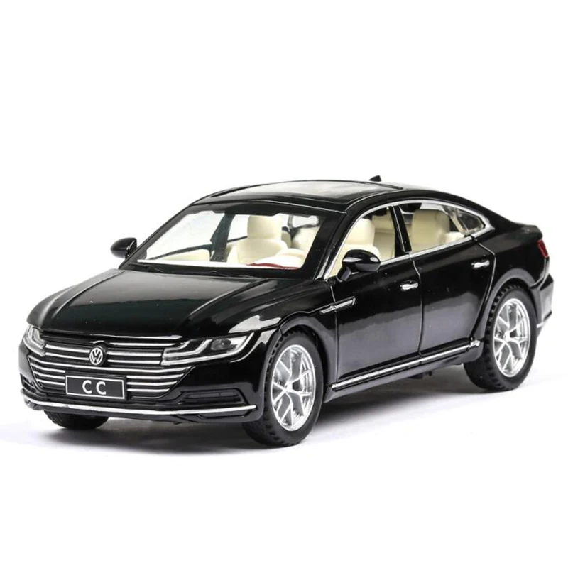 1:32 Volkswagen CC игрушечный автомобиль из сплава металлическая литьевая модель звук и