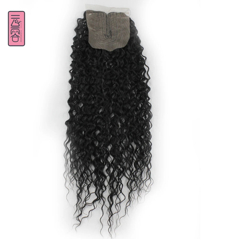 Yunrong sintético kinky cabelo encaracolado pacotes com