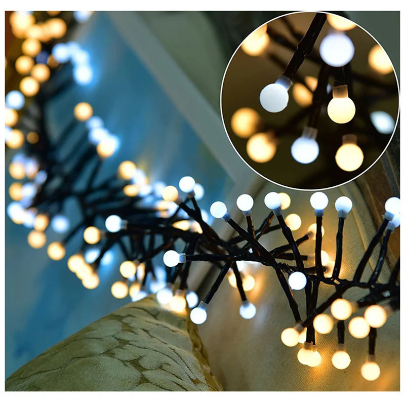 8 режимов светодиодная гирлянда для пожарного устройства s 3M400leds