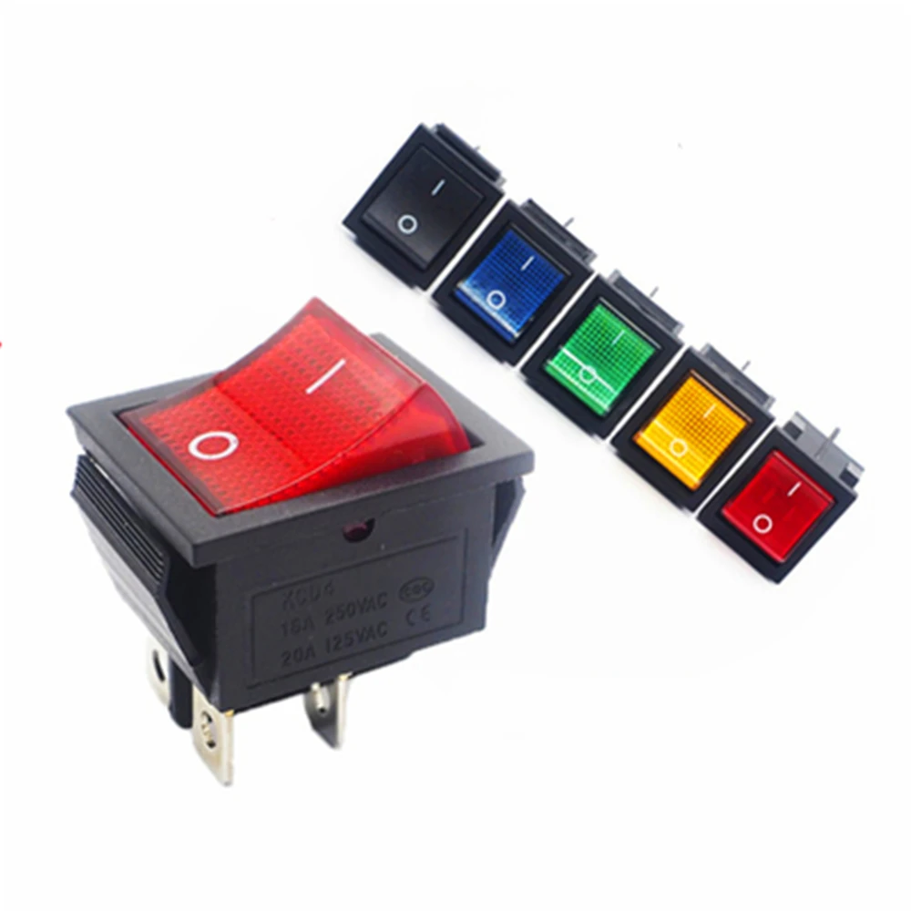 KCD4 DPST вкл.-ВЫКЛ. 4 Pin/6 PinTerminals кулисный переключатель лодки 15A/20A AC 250 V/125 V |