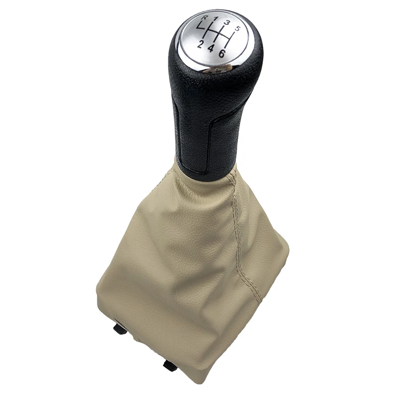 5/6 скоростная рукоятка для рычага переключения передач рычаг кожаный ботинок VW