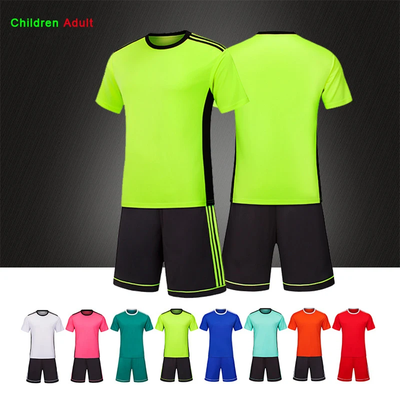 Детский Мужской спортивный комплект из футбольной формы летней с коротким